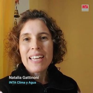 Natalia Gattinoni, Meteoróloga del Instituto de Clima y Agua del INTA